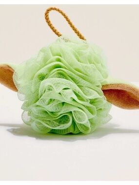 Bath & Body Works Star Wars Grogu Bath Loofah Shower Pouf Baby Yoda Green